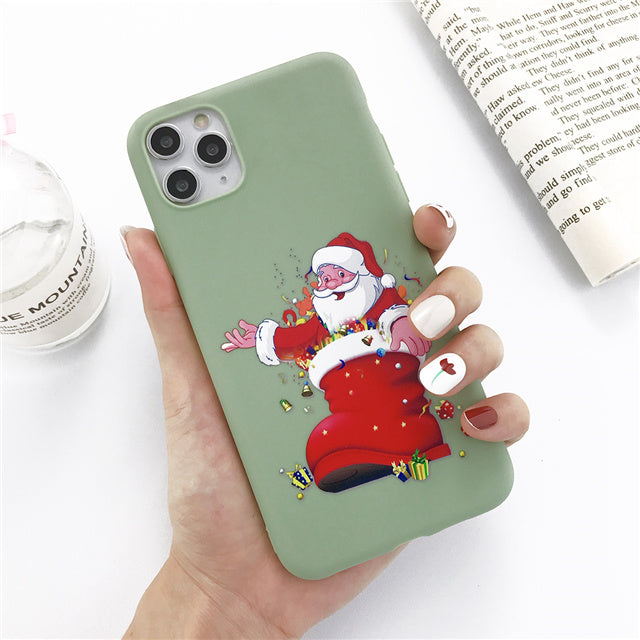 Christmas snowman elk phone case