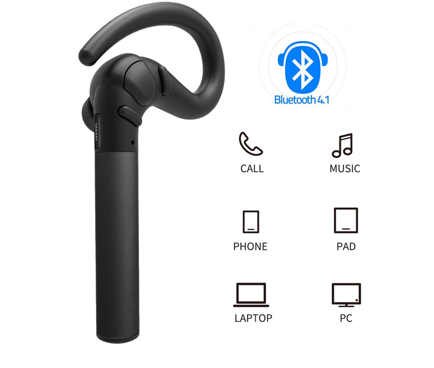 Bluetooth Earphones Noise Canceling Earbud Wireless Car Earphone with Mic Training Business Earbuds Sweatproof for Sport Running