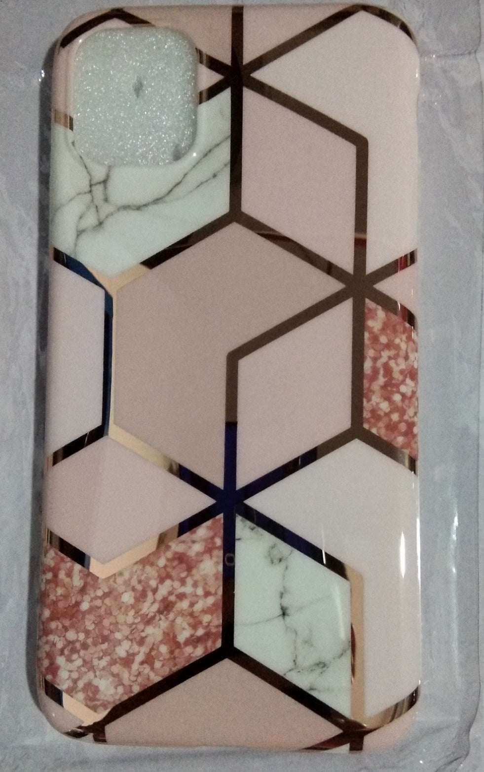 Compatible With  , Retro Geometric Marble Mobile Phone Case