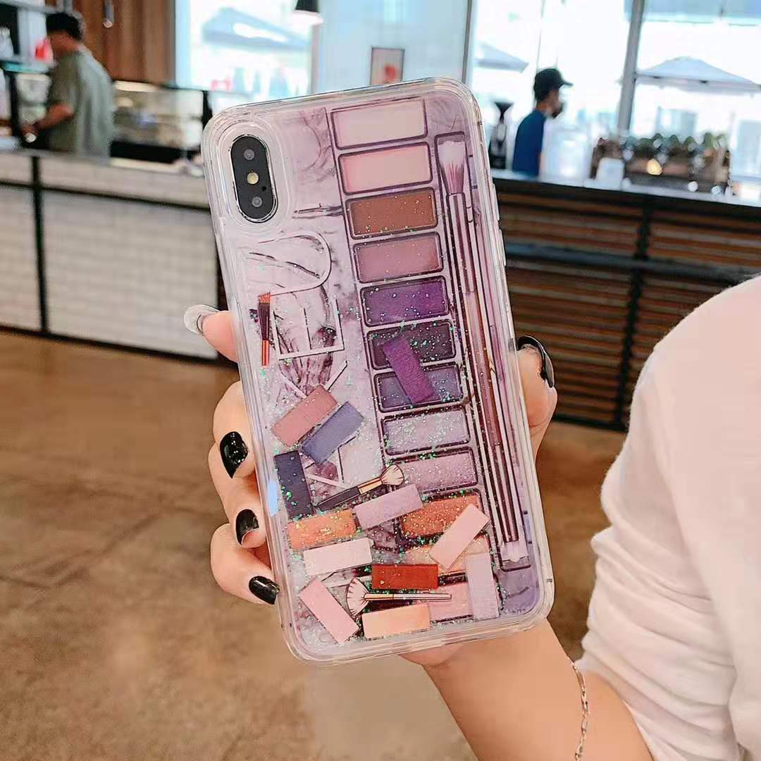 Mobile Eyeshadow Case Quicksand Phone Case