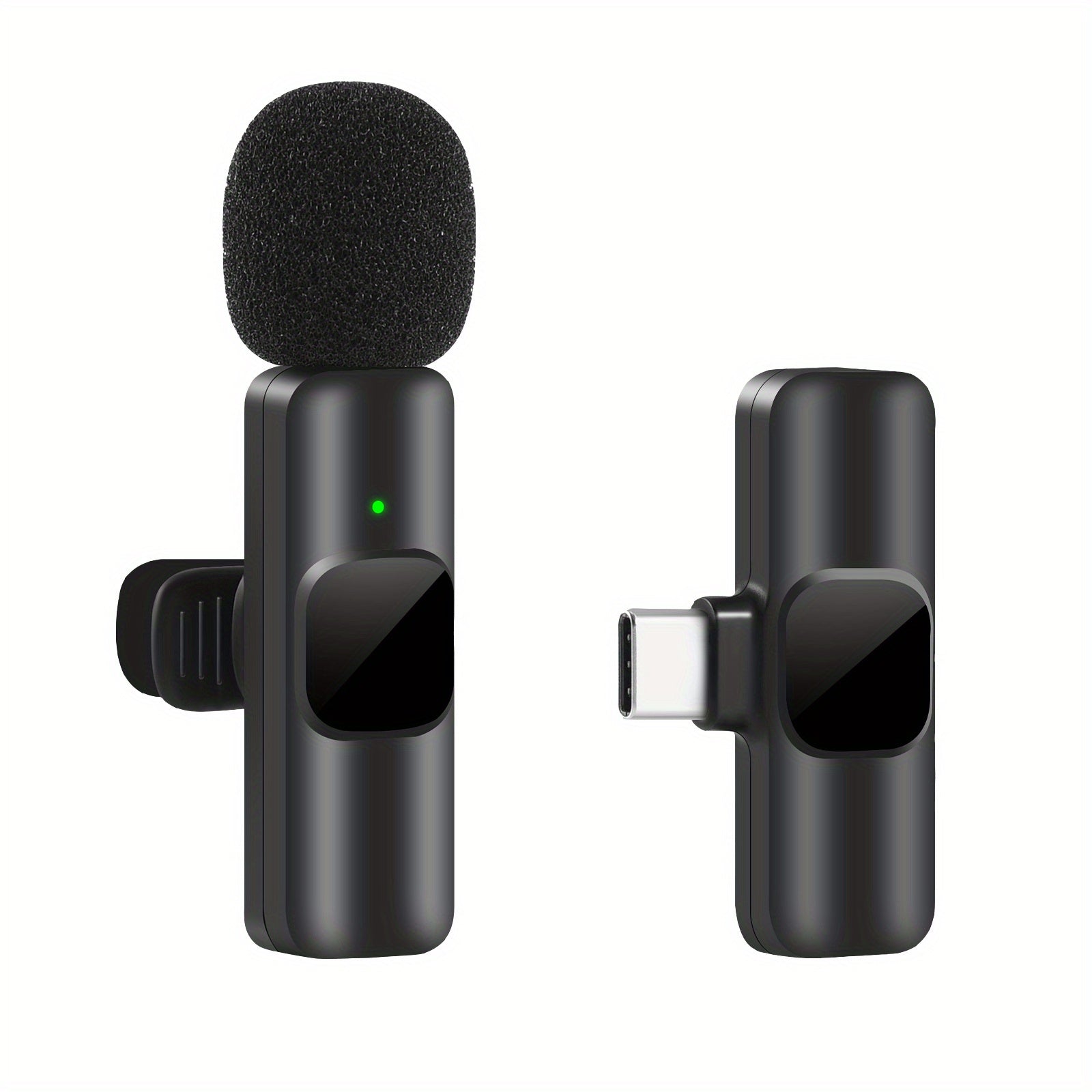 Microphone-Wireless Lavalier Lapel Microphone For iPhone iPad Professional Wireless Clip Mic - Cordless Omnidirectional Condenser Recording Mic For Interview Video Podcast Vlog YouTube