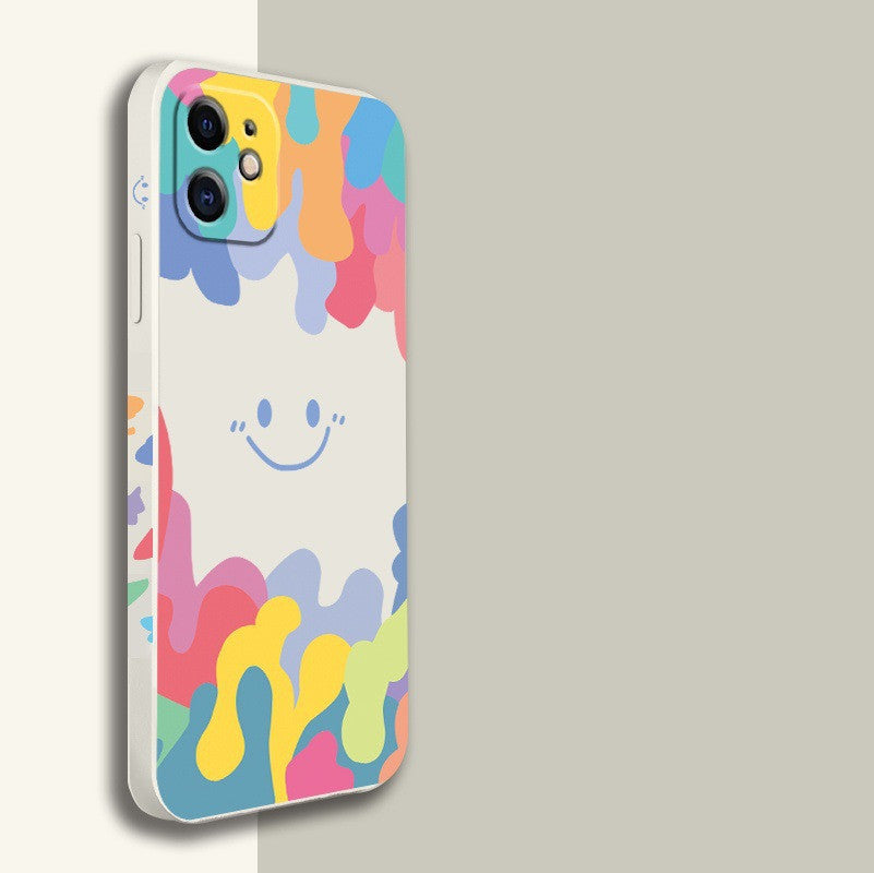 New Style Silicone Phone Case Rainbow