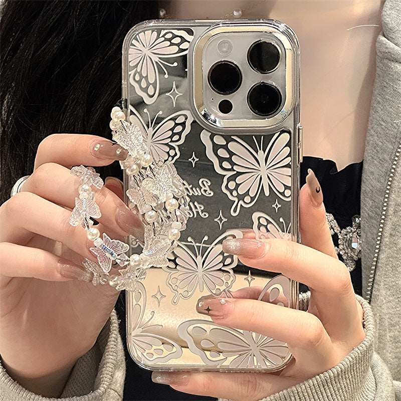 Three-in-one Mirror IPhone15 promax Phone Case