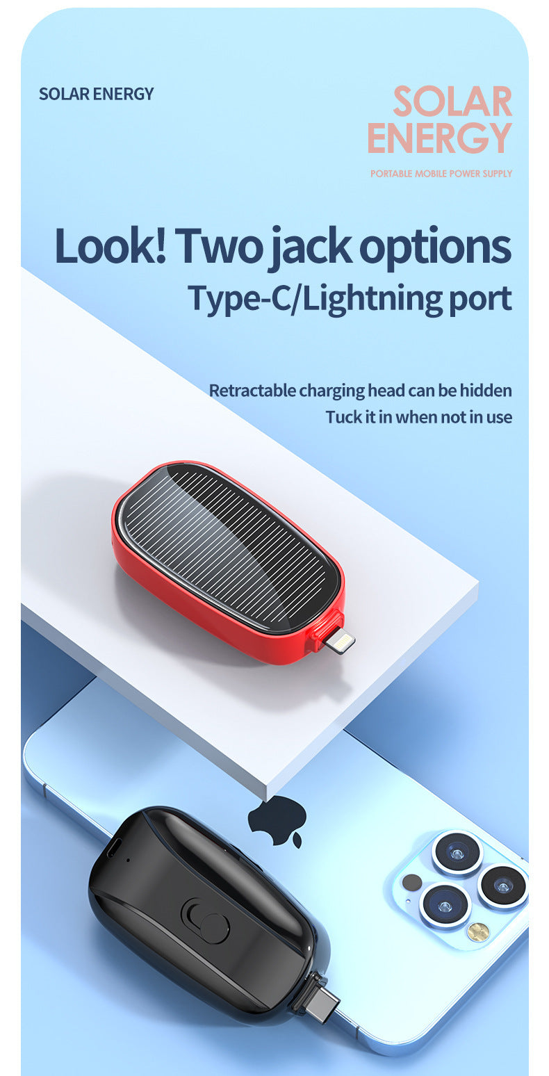 Mini Emergency Solar Charging Unit Portable Wireless Power Supply