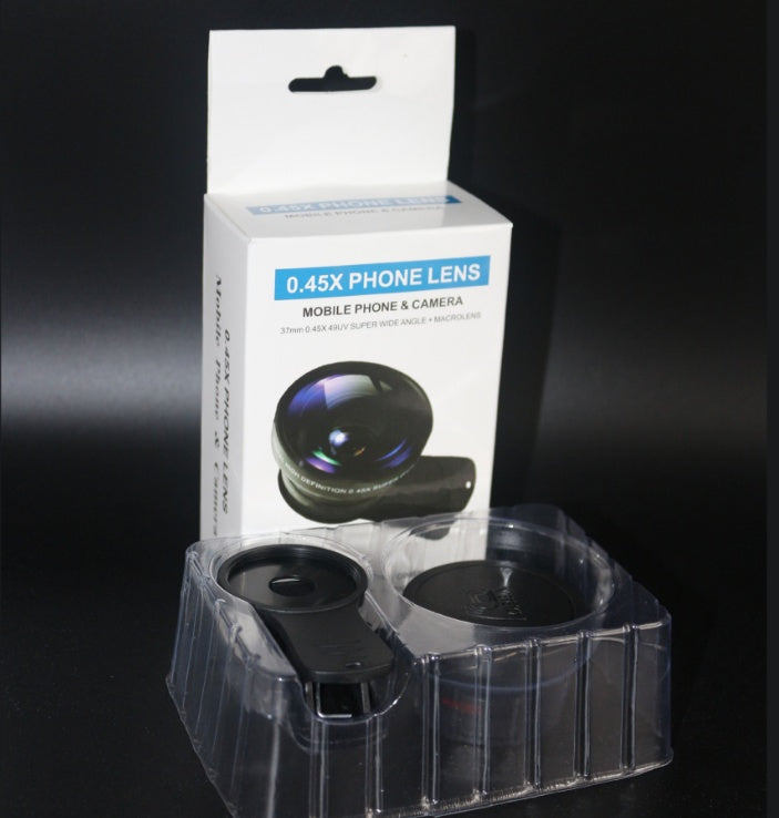 0.45x Super Wide Angle & 12.5x Super Macro Lens HD Camera Lentes