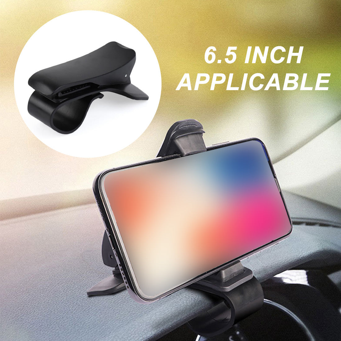 Car Phone Holder Universal Car Stand 360 Degree GPS Dashboard Gravity Phone Holder