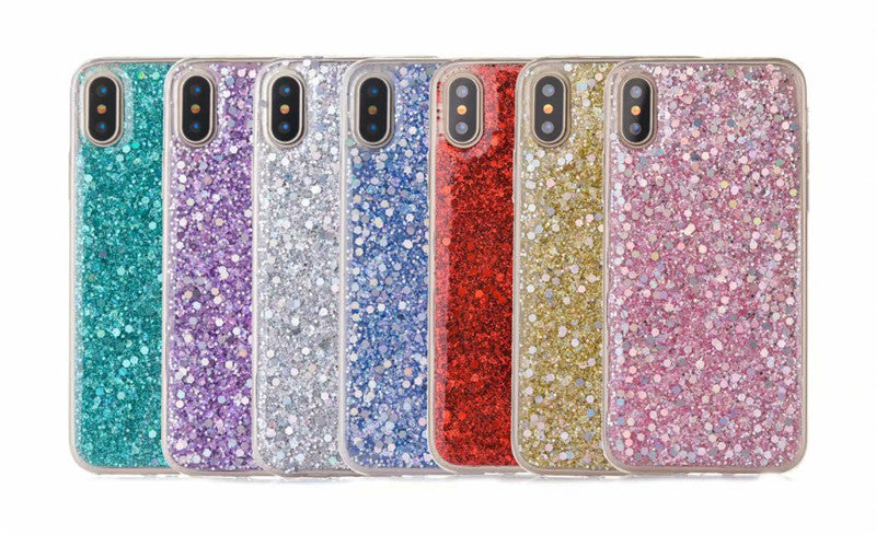 Pearl glitter phone case