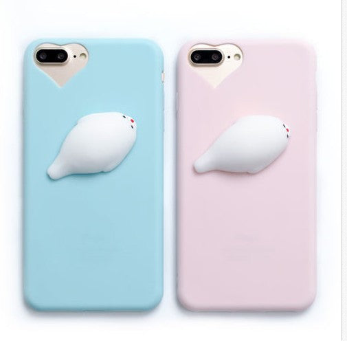 Cat Case For7 6 6S Plus 5 5S SE Cases Lovely Cartoon Soft Cat Cases