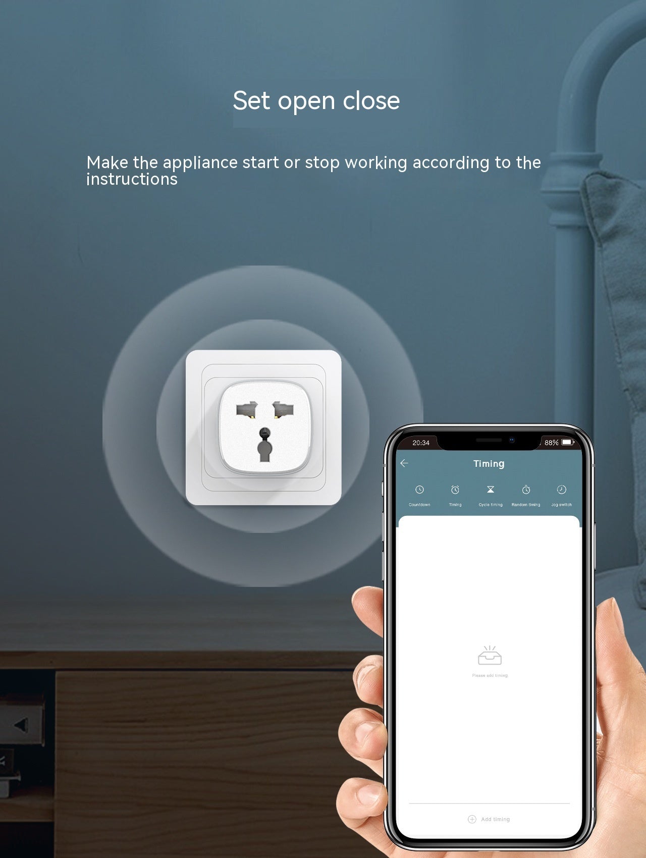 Smart Home Socket Remote European And British Standard Power Plug Adapter