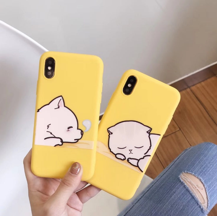 Funny Cartoon Giraffe For 7 8 Plus TPU Silicone Back Cover For X XR XS Max 6 6S Plus Soft Cases