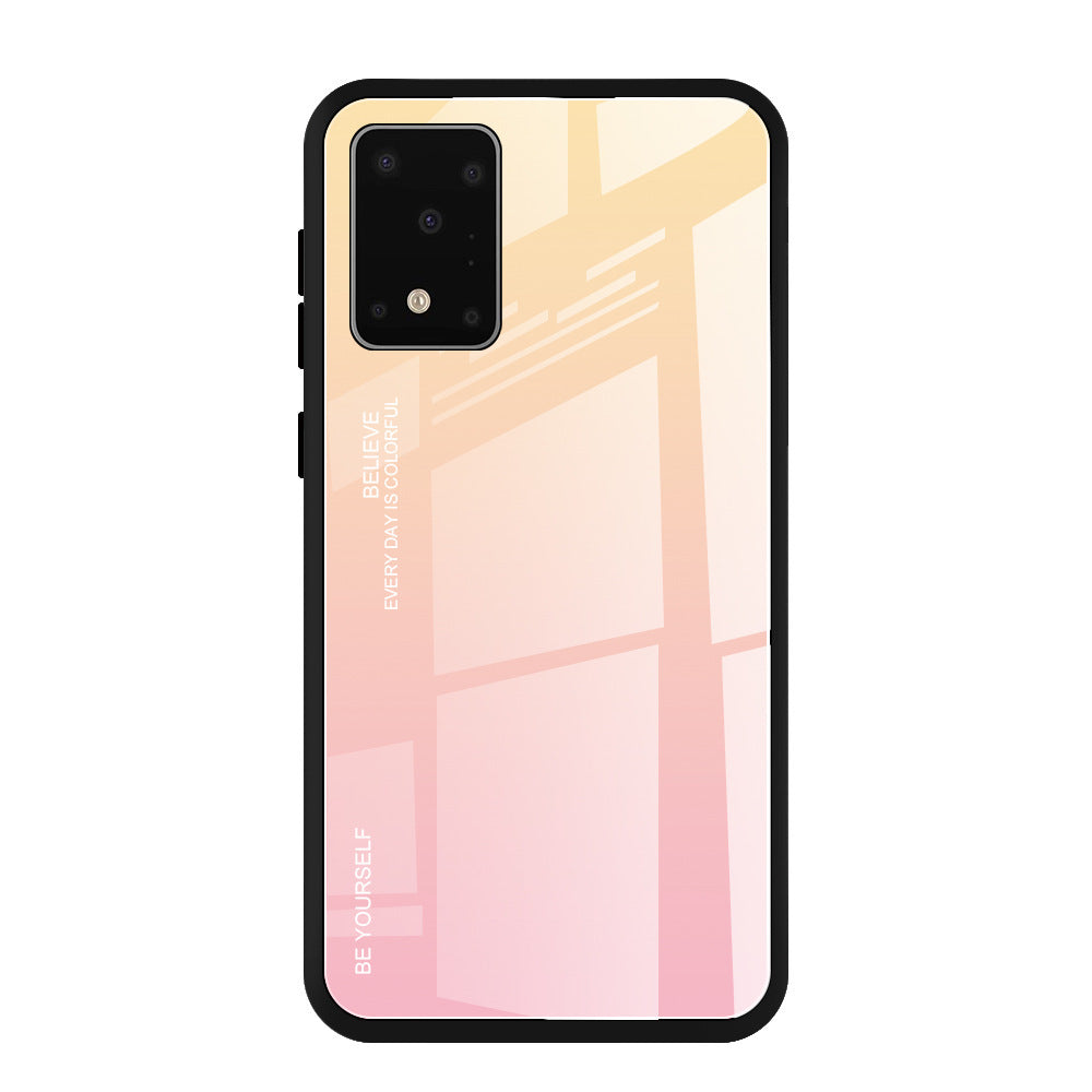 Gradient glass phone case