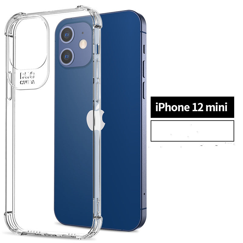 Compatible with Apple,  iPhone 12 case silicone anti drop transparent