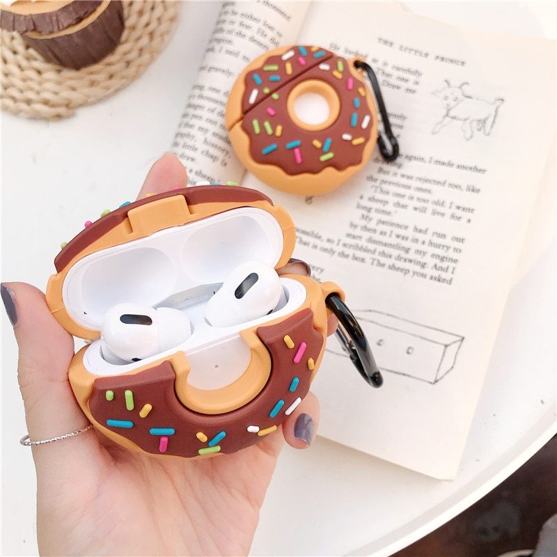 Compatible with Apple, Donuts  Case  Air pods Pro Silicon