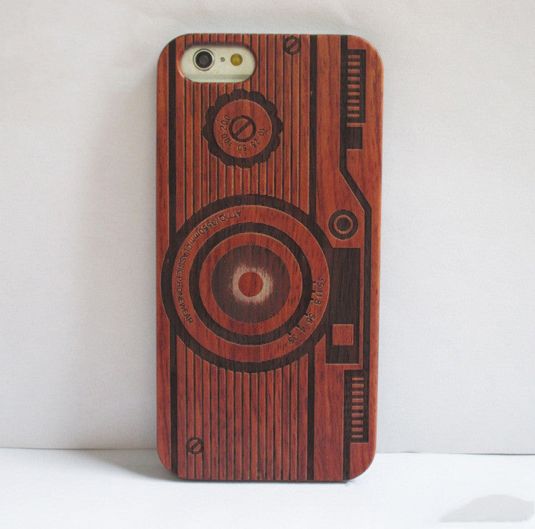 Woodcarving mobile phone case