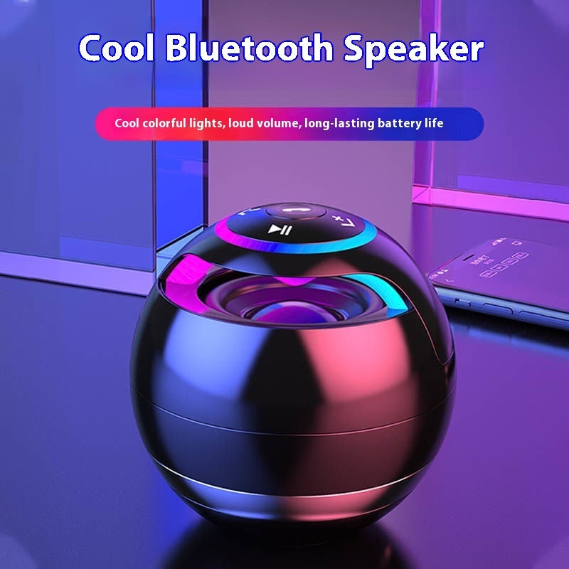 Colorful Light Bluetooth Audio Super Dynamic Bass Boost Portable Small Speaker Mini High Sound Quality Large Volume