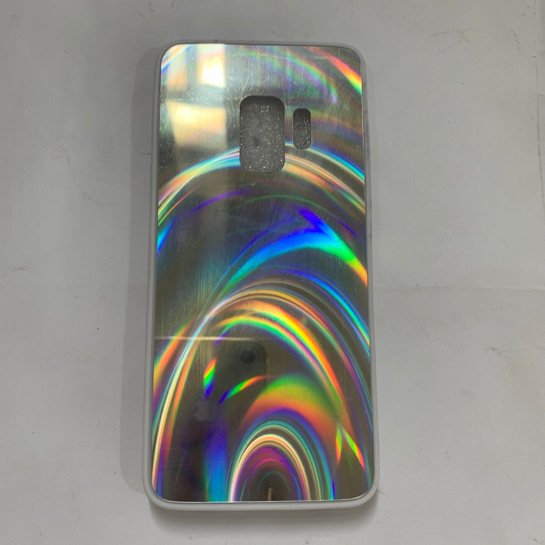 3D Rainbow Glitter Gradient Back Cover Case