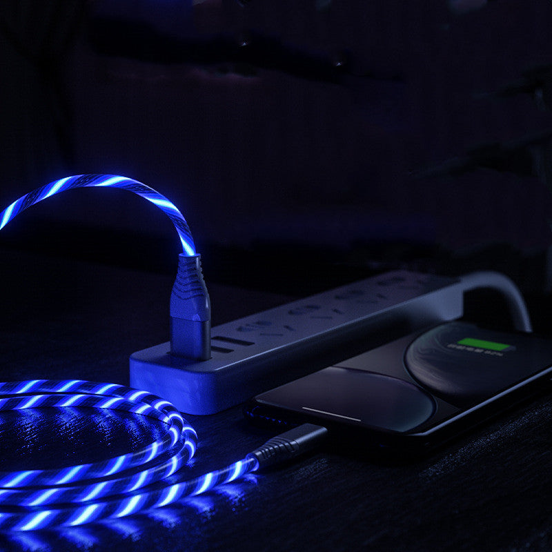 USB charging and lighting data cable