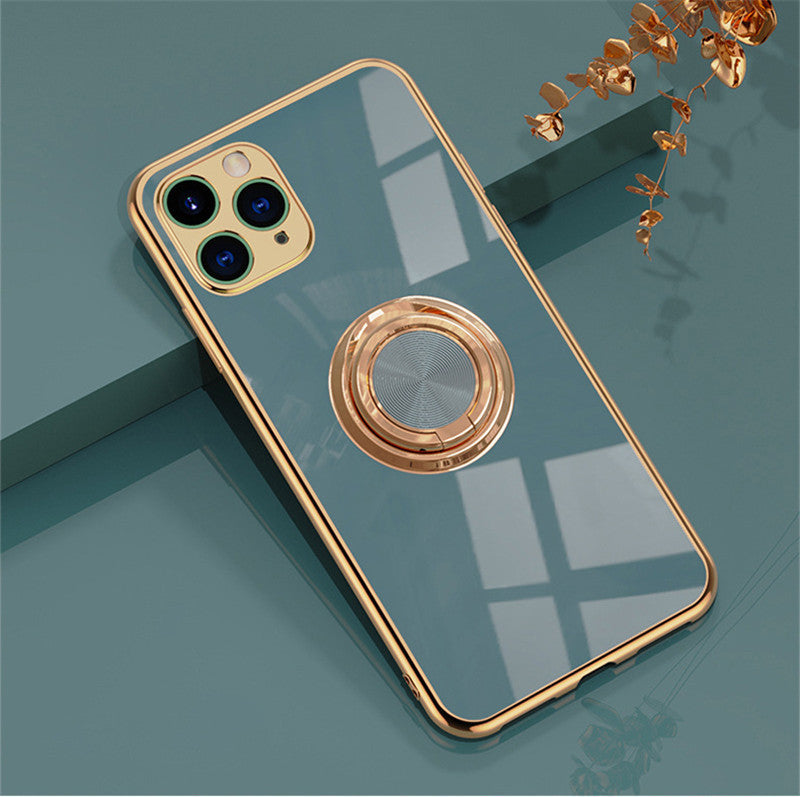 Compatible with Apple, Original Silicone Cover For iPhone 12 12 Pro   mini 11 Pro Max luxury Plating Phone Case for iphone11 Max