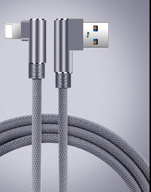 Double Elbow Fast Charging Mobile Phone Data Cable Mobile Game Charging Cable