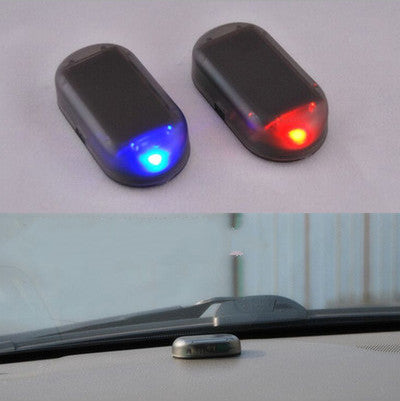 Car Anti-theft Simulation Warning Flashing Solar Light