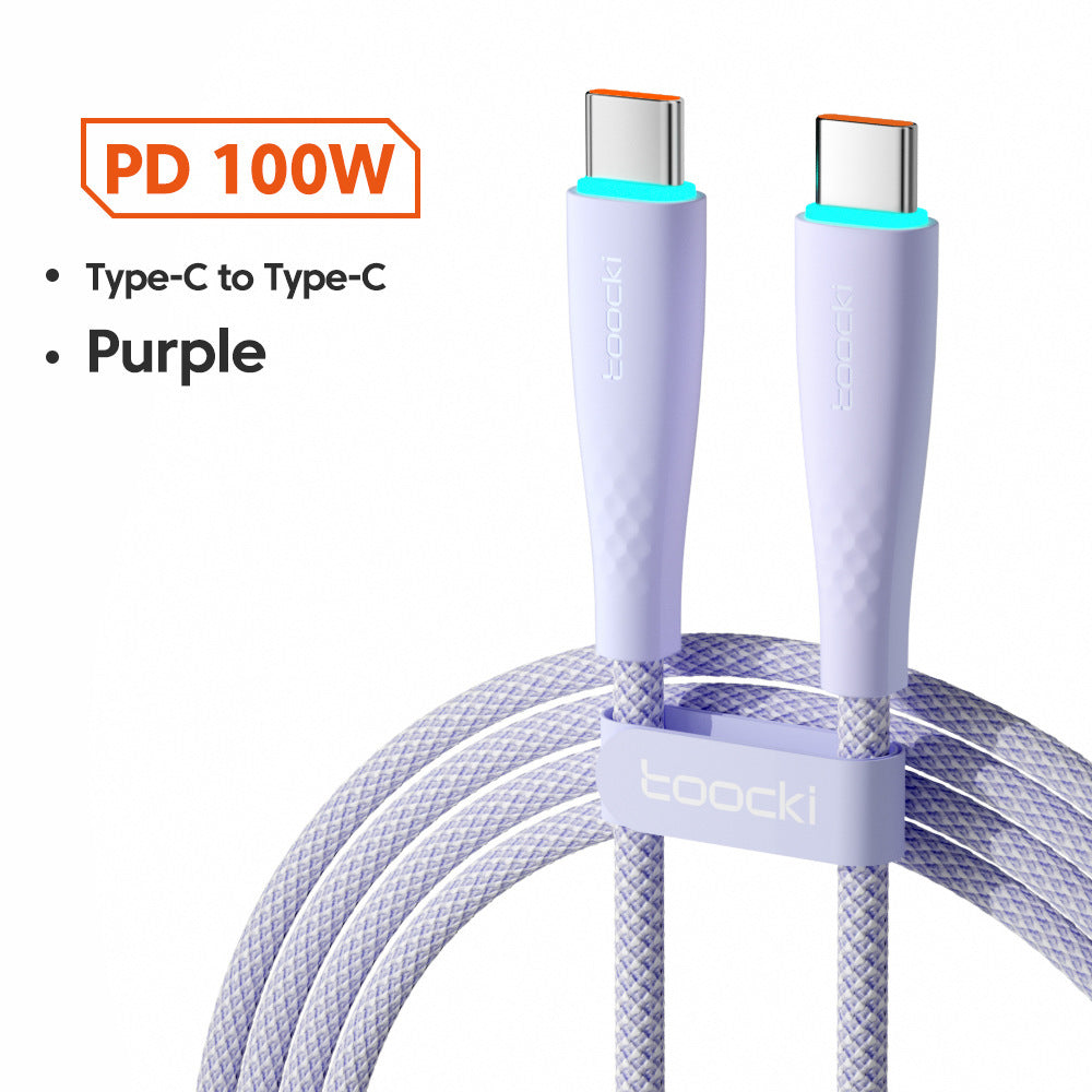 USB Type C To USB C Cable 100W 66W Fast Charging