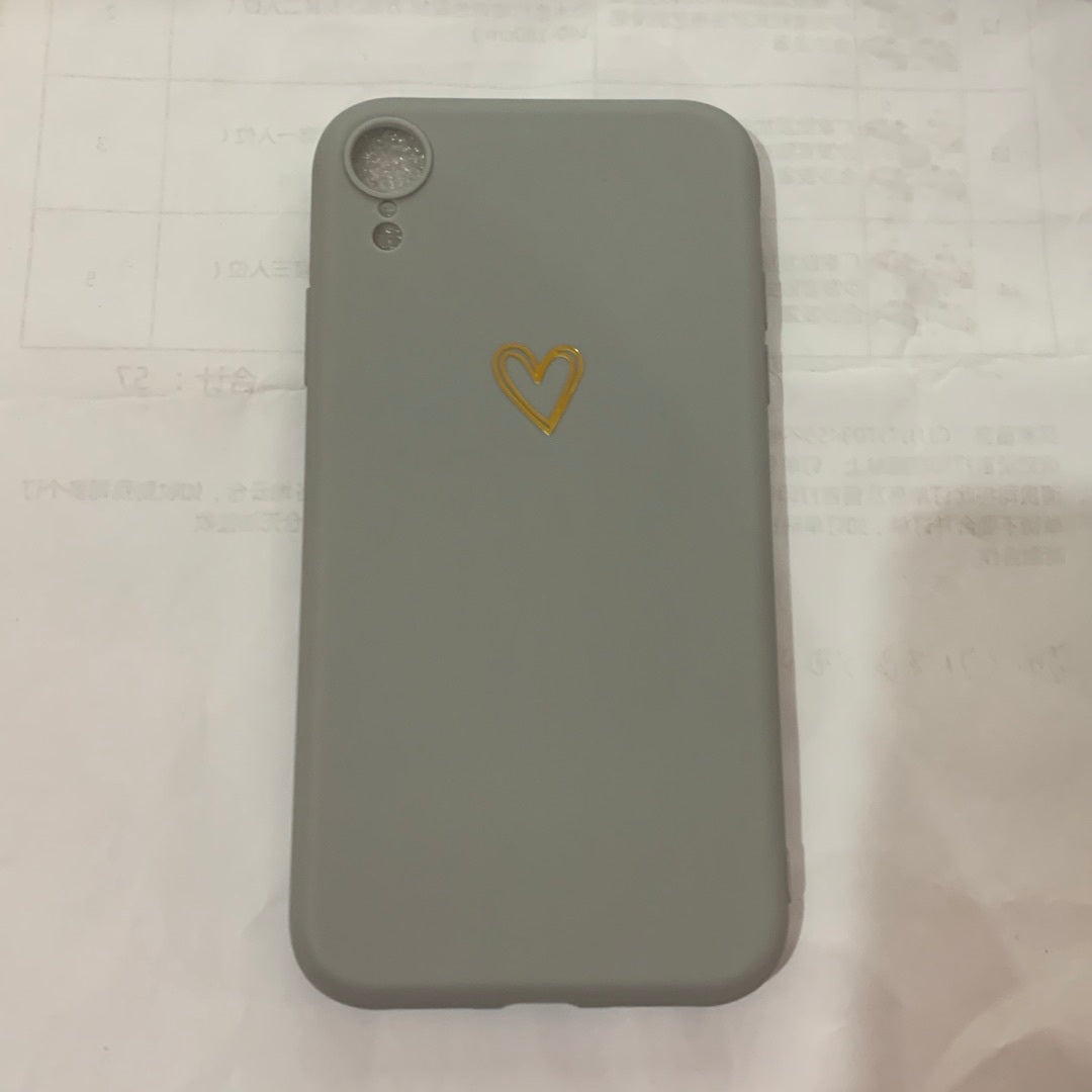 Compatible with Apple, Simple small love iPhone case