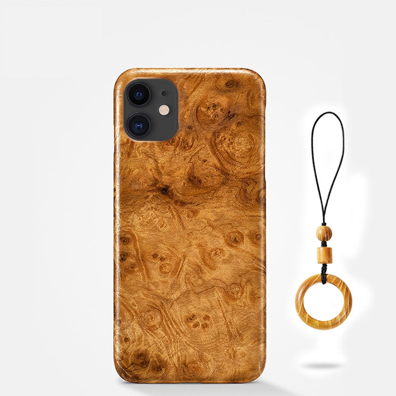 Simple And Ultra-thin Frosted Wood Phone Case