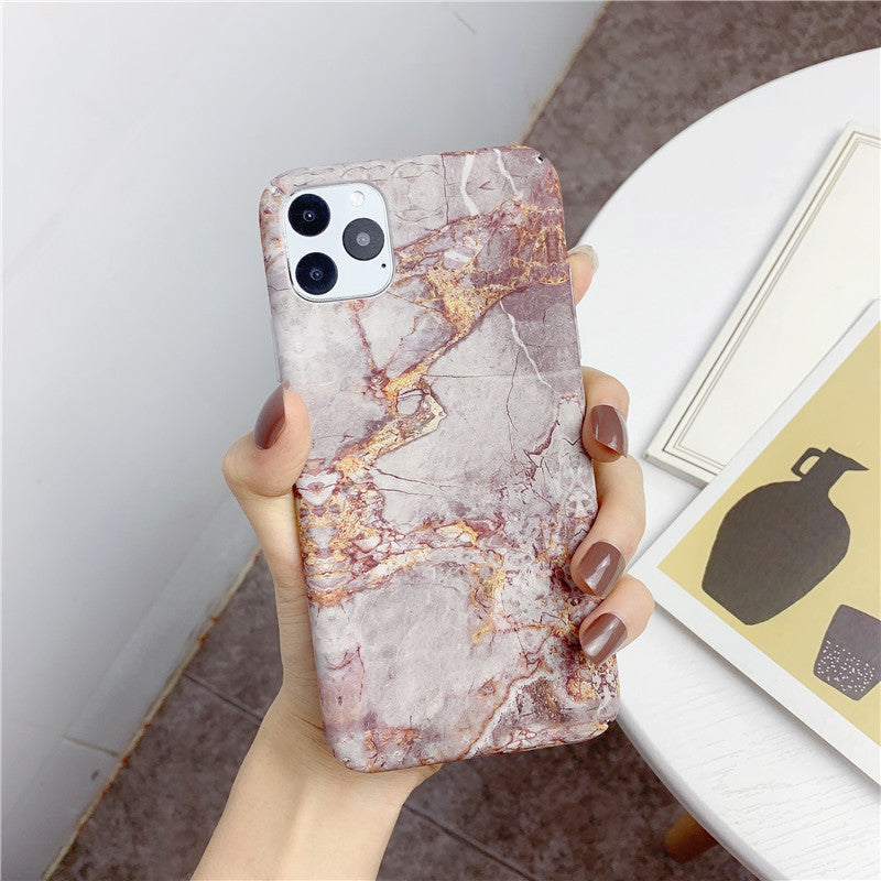 Marbled mobile phone case