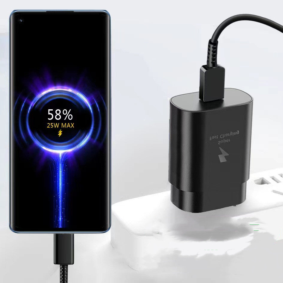 25W PD Super Fast Charge Charger US Europe British Standard Charging Plug