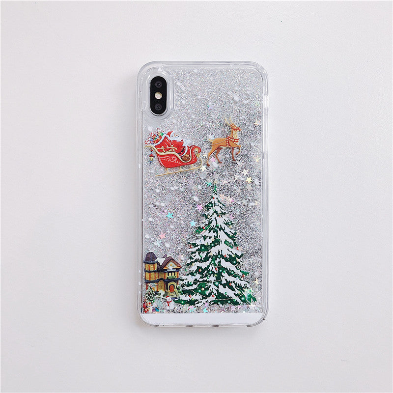 Santa Claus Christmas Tree Quicksand Shell