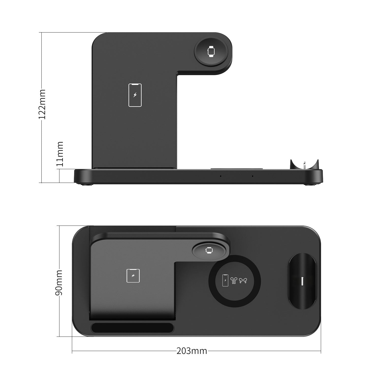 Wireless charger Three-in-one wireless charger for  phones and watches