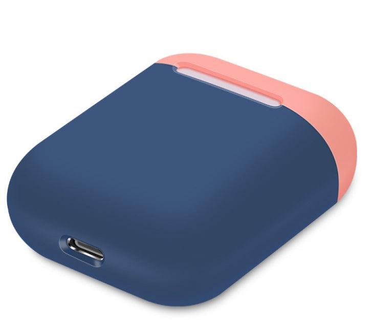 Compatible with Apple, Protective cover Suitable for Bluetooth wireless headset charging box protection shell anti-portable silicone sleeve