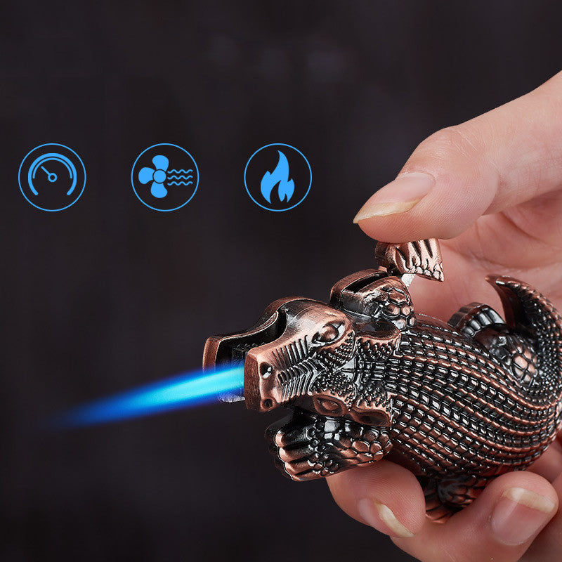 Crocodile Shaped Windproof  -Metal Lighter
