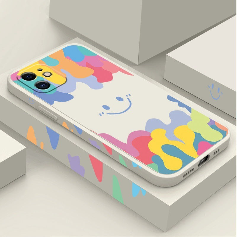 New Style Silicone Phone Case Rainbow