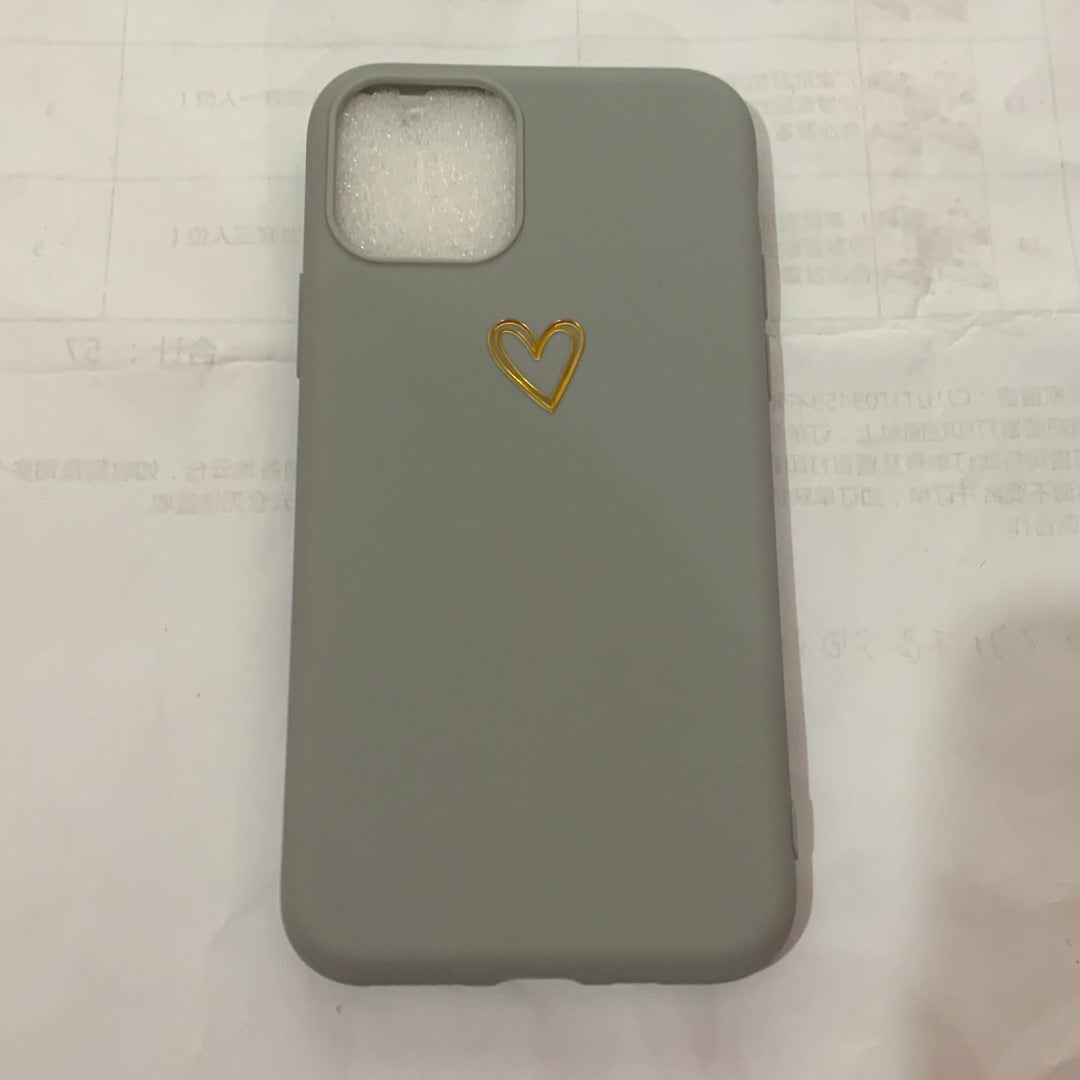 Compatible with Apple, Simple small love iPhone case