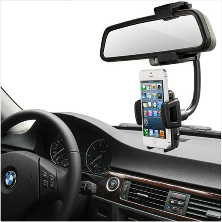 Car rearview mirror mobile phone holder navigation seat