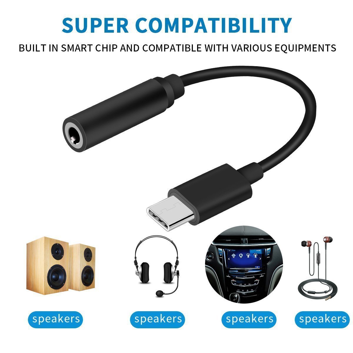 Phone audio cable headphone cable TV audio adapter