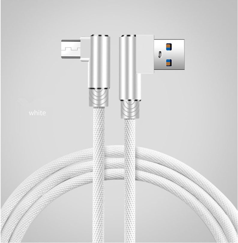 Double Elbow Fast Charging Mobile Phone Data Cable Mobile Game Charging Cable