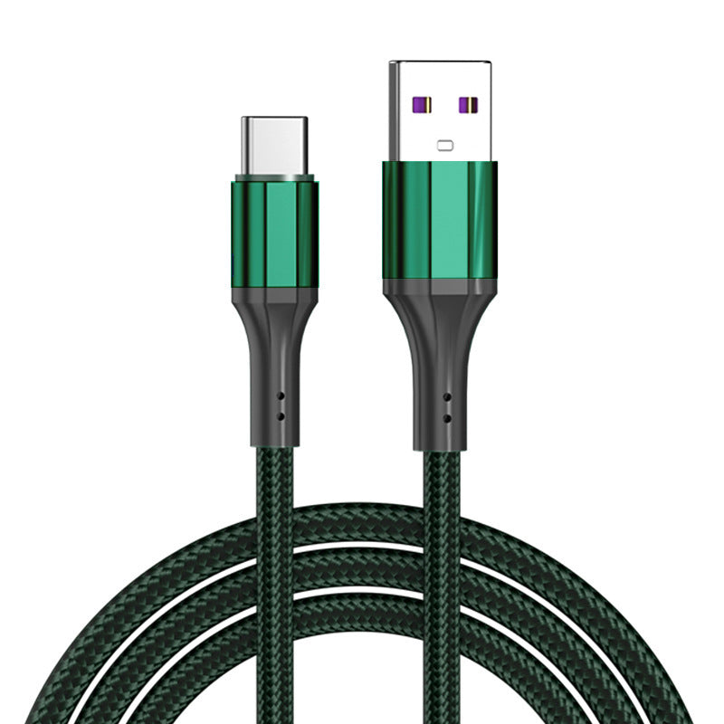 Weaving Type-C Data Cable For Fast Charging Of Mobile Phones