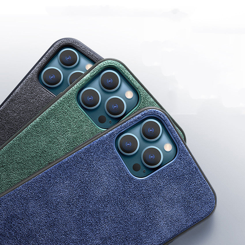 New Style Suede Phone Case Full-cover High-end Protection