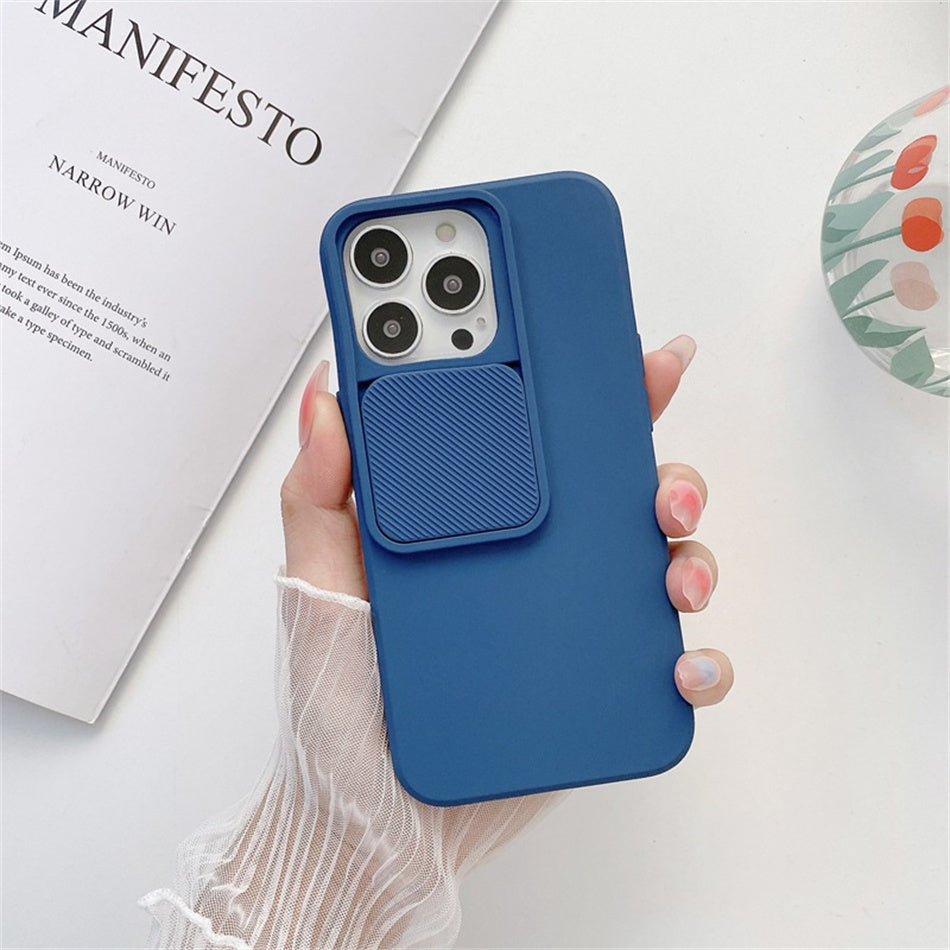 Sliding Window Sliding Cover Silicone Mobile Phone Protective Case