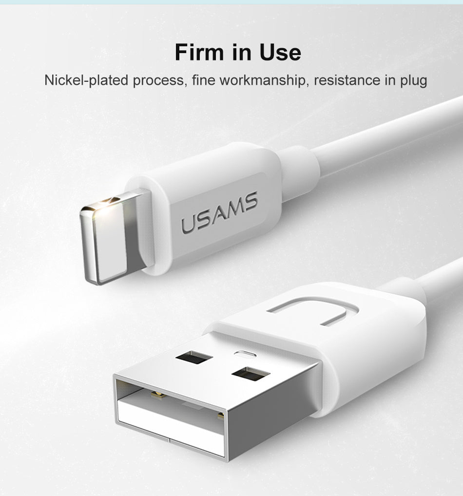 Compatible With USB Cable For  Charger X 8 7 6 6s Plus 5 5s SE,2A 1M Mobile USB Data Cable For  Cable For Lightning Cable