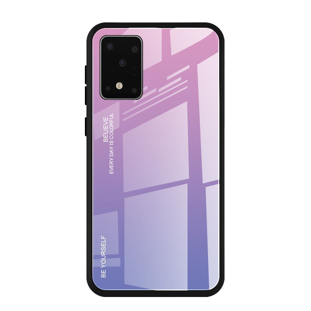 Gradient glass phone case