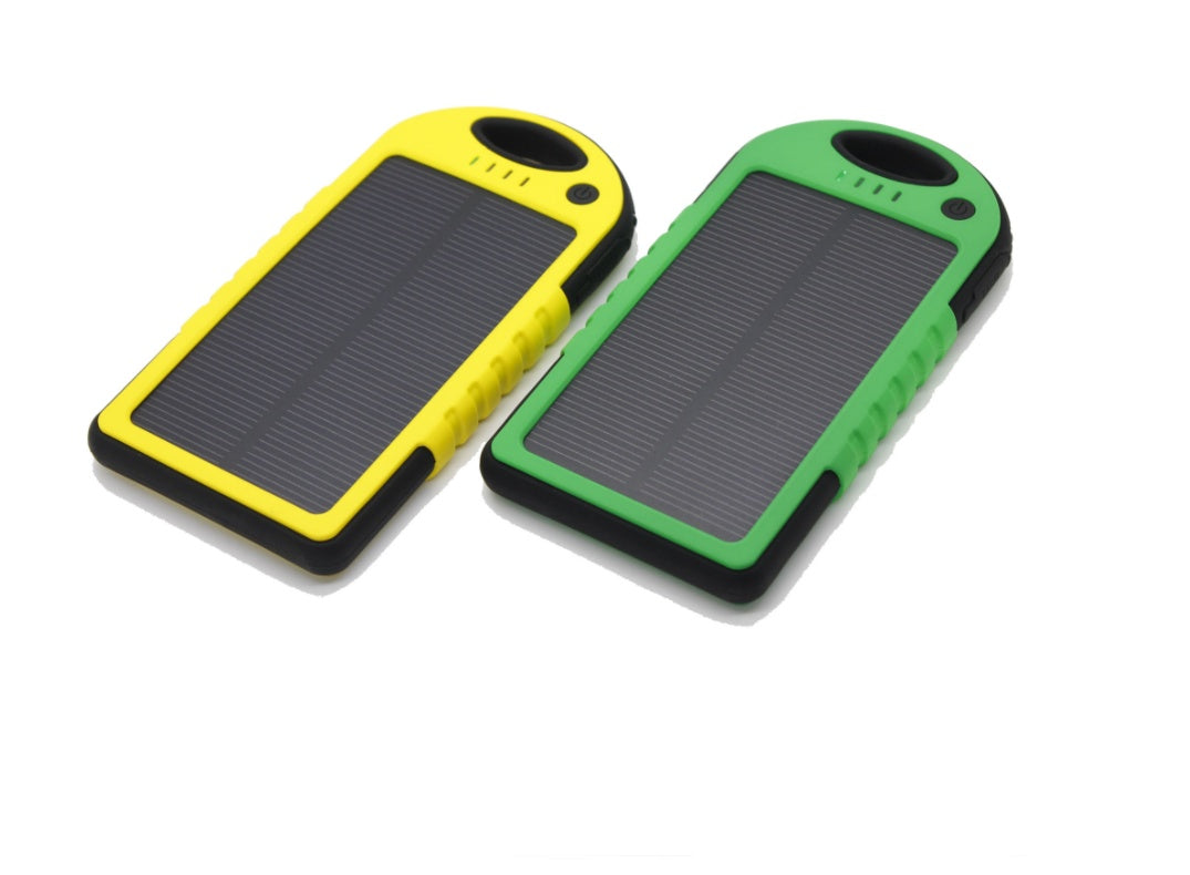 5000mA Portable solar power bank