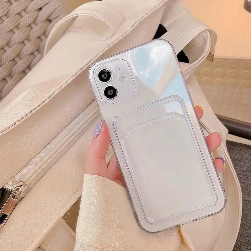 Women's Transparent Card Case Phone Case