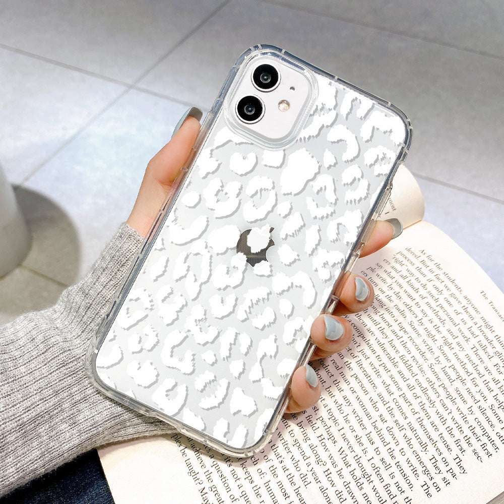 Flower Simple Leopard Print Full-printed Phone Case