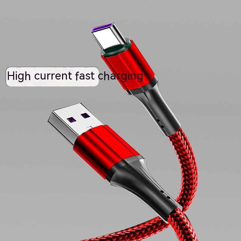 Weaving Type-C Data Cable For Fast Charging Of Mobile Phones