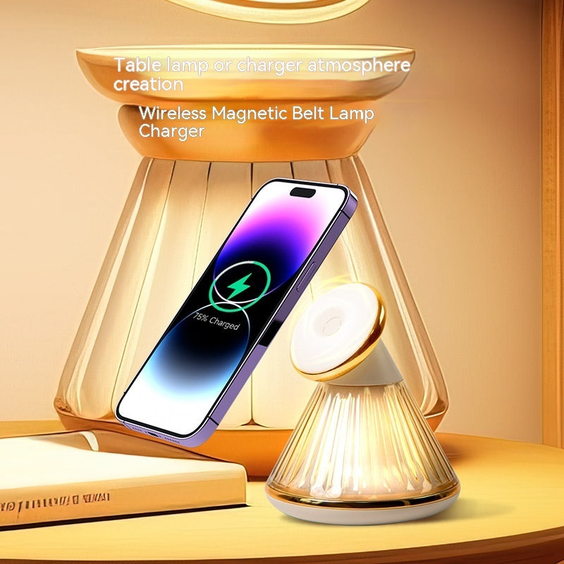 Night Table Lamp 15W Wireless Charger Magnetic Fast