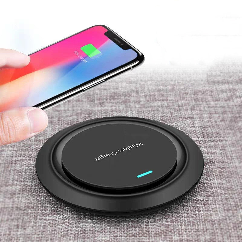 Desktop Fast Charge 10W Mobile Phone Round Wireless Charger