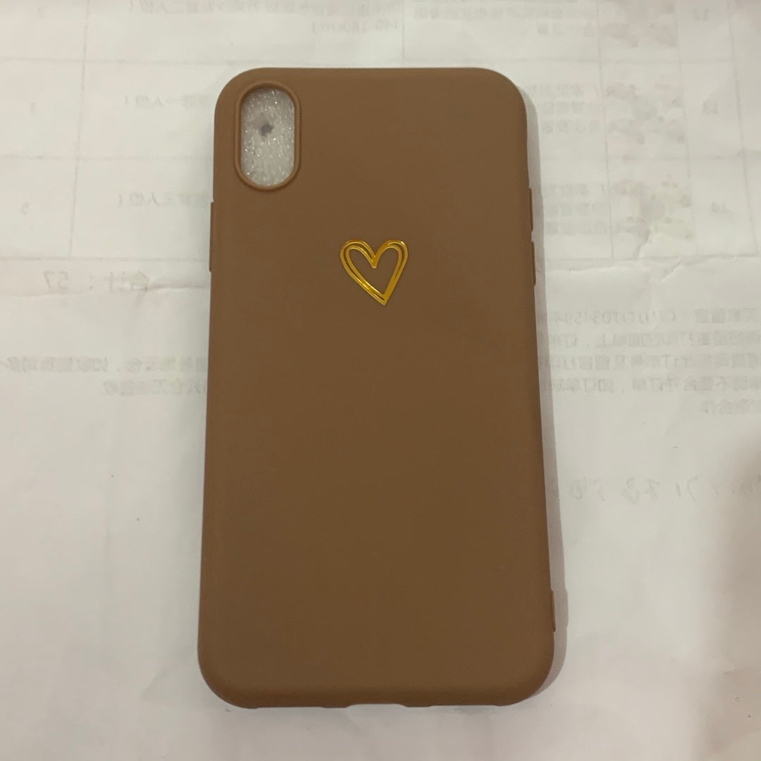 Compatible with Apple, Simple small love iPhone case